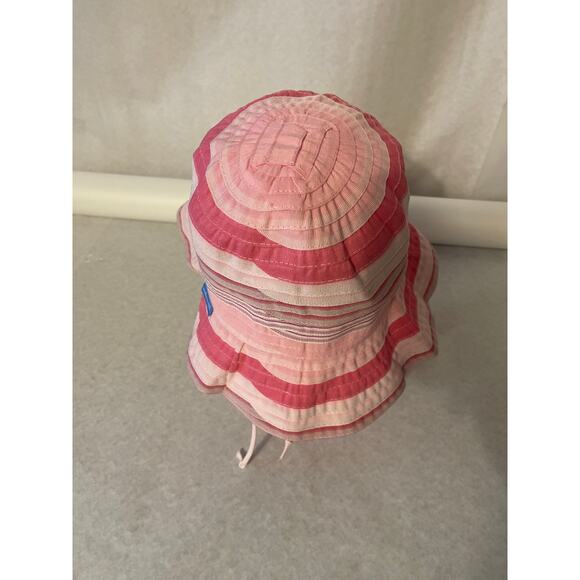 Wallaroo Kids Pink Adjustable Bucket Hat NWOT Summer Beach Lined Cap - Picture 5 of 9